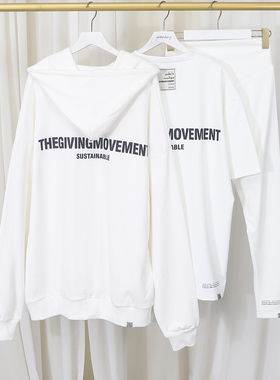 TGM 新款女装三件套宽松套头连帽卫衣+短袖T恤打底裤跨境时尚潮牌