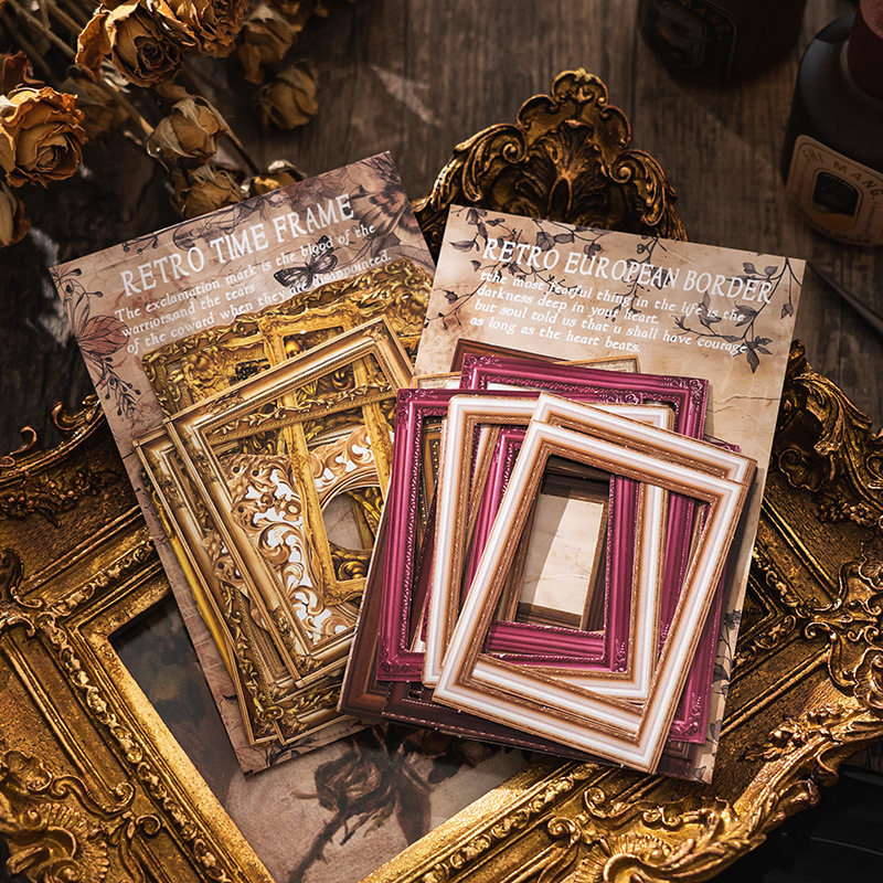 欧式复古镂空相框手账贴纸diy贴