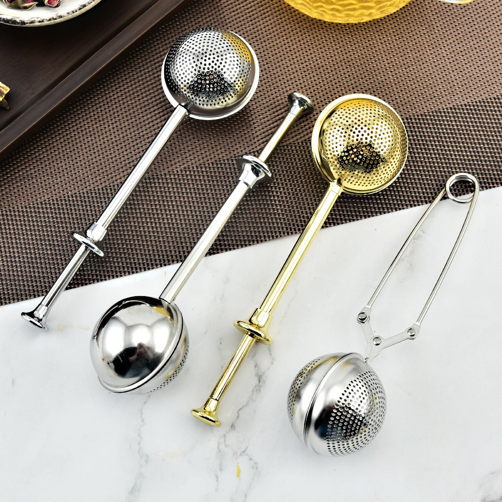 创意茶球手夹伸缩茶滤器满14减1