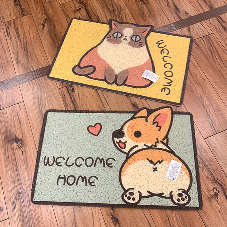 爱家居精选萌物柯基卫生间脚垫