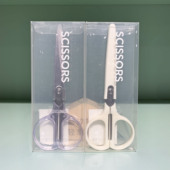 爱家居优选 办公室剪纸刀美工剪子 家用安全保护套小剪刀