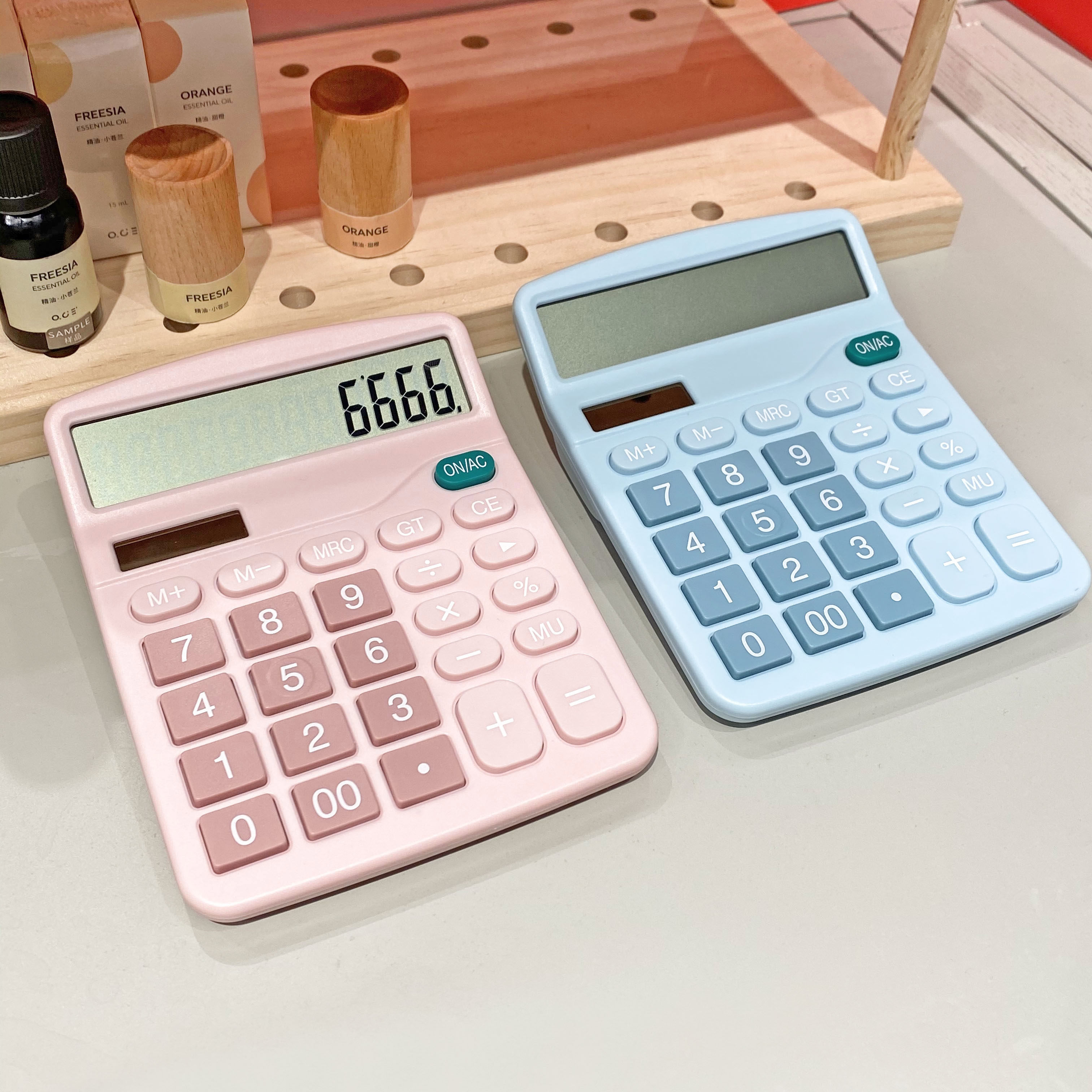 듀얼 전원 공급 장치 12 자리 디스플레이 태양열 계산기 간단한 대형 버튼 학생 보조 계산기 사무용품