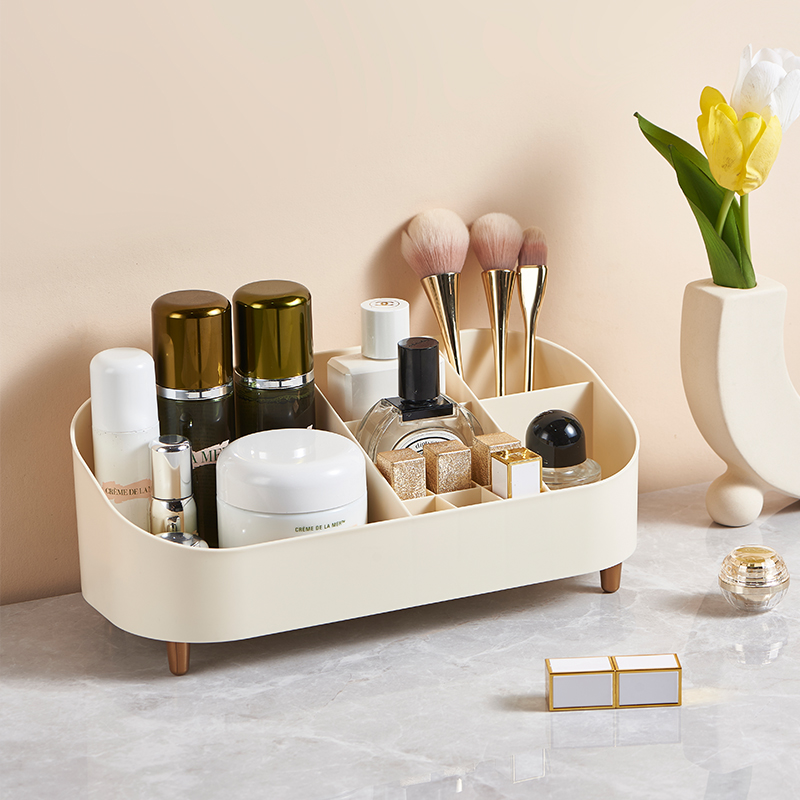 桌面化妆品收纳盒梳妆台置物架