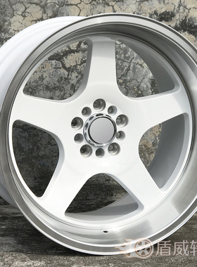 适用丰田86凯美瑞思域雅阁宝马5系皇冠抛边爆龟轮毂改装轮圈18寸
