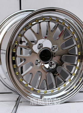 适用捷达桑塔纳飞度思域花冠宽边爆龟轮毂改装钢圈15 16 17 18寸