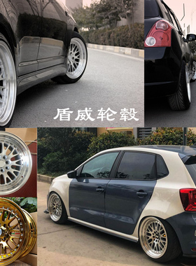 适用捷达酷熊炫丽飞度长城M2 瑞纳锐志宽边爆龟轮毂15 16 17 18寸