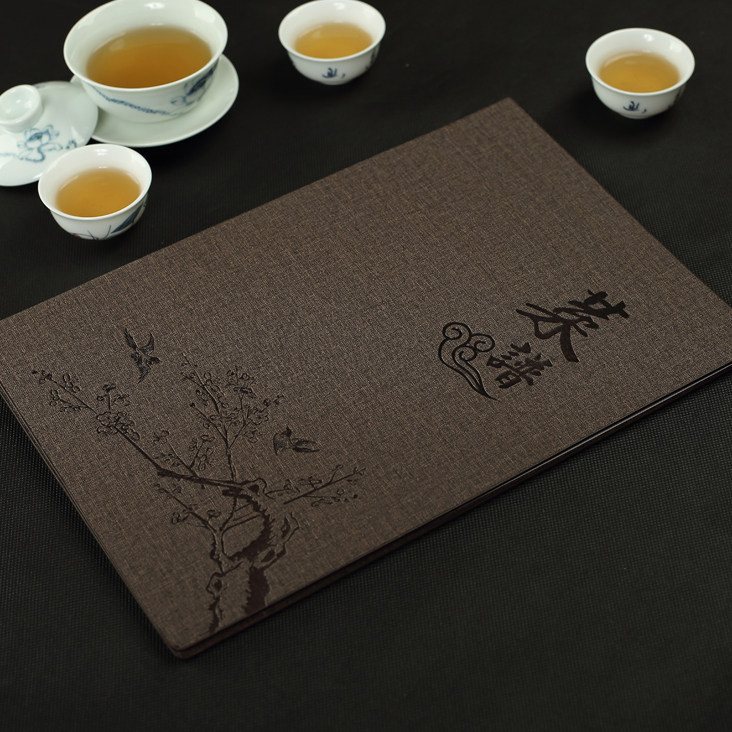 5本皮料A4活页菜谱设计制作点菜单夹茶谱价格表产品画册订做包邮
