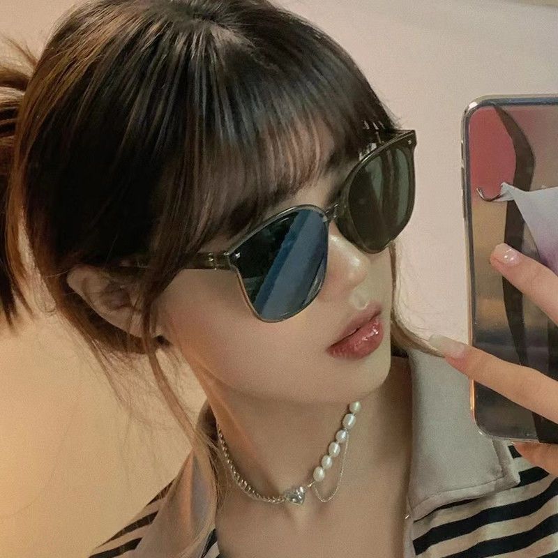 大容量折叠圆形眼镜盒个性可爱收纳包拉链软包便携袋皮质太阳镜