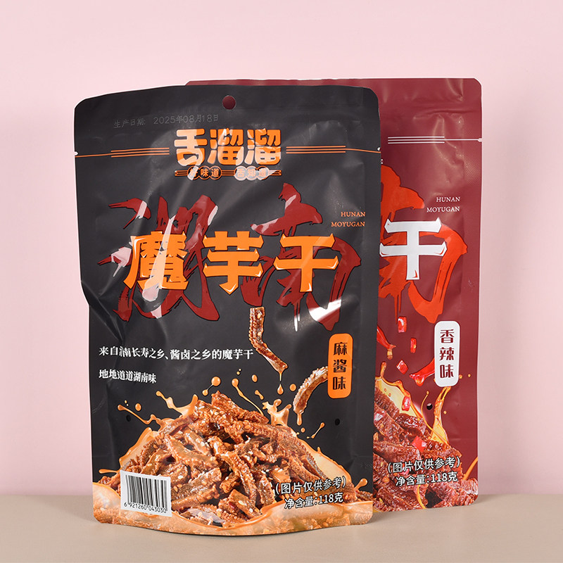 舌溜溜魔芋干118g大包香辣味素毛肚麻辣零食小吃魔芋爽解馋魔芋丝