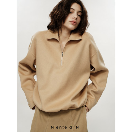Niente di N 老钱超薄双面尼卫衣