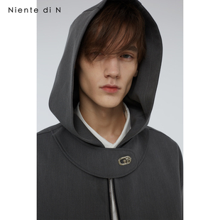 卫衣帽衫 N原创设计感轻奢男装 面料开衫 休闲外套男 西装 Niente