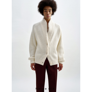 青果领慵懒针织开衫 Niente