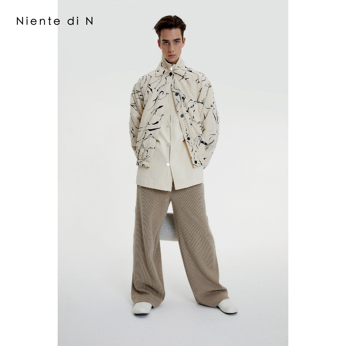 Niente di N 蓬蓬面包棉服休闲两面穿外套