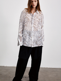 衬衫 印花休闲长袖 男 原创设计两穿式 Niente