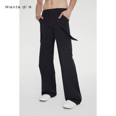 NientediN工装低腰长裤