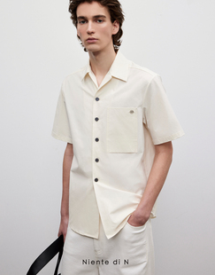 衬衫 型休闲短袖 古巴小翻领宽松版 Niente