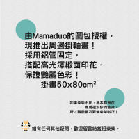 【 In Stock 】Mamaduo Scroll Painting Furry Furry Circle, KC Shiba Don Design thumbnail 2