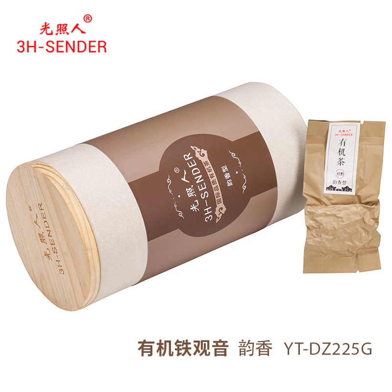 光照人有机茶 韵香碳焙铁观音 浓香型茶叶罐装对酌yt-dz