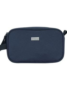 Samsonite/新秀丽斜拉链洗漱包收纳包674*01037蓝色