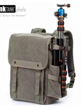 thinkTANK创意坦克Retrospective户外帆布摄影双肩背包防水