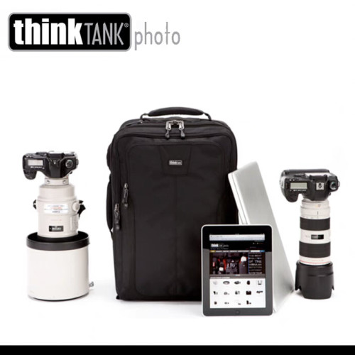 thinkTANK创意坦克489大容量双肩相机包400/500/600镜头摄影背包