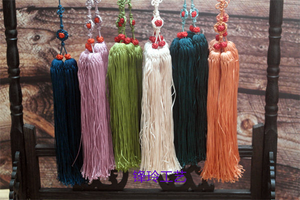 古法回笼须流苏苏式团扇扇坠扇穗古玩红木家具古典中式流苏穗子须