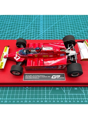 全新 GP Replicas F1 车模 1/18 1981 126CX G.维伦纽夫 美国