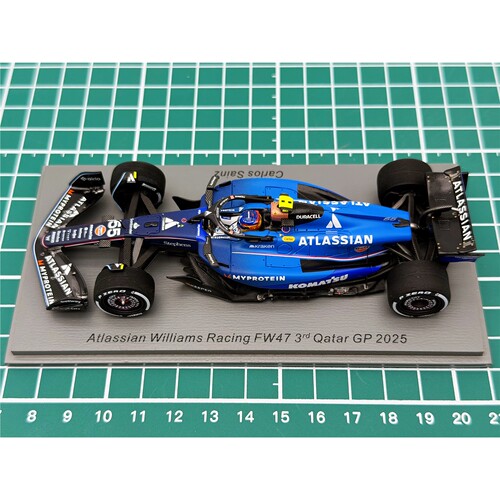 全新 Spark F1 车模 1/43 2025 FW47 塞恩斯 卡塔尔 季军