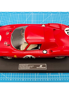 一物一拍 TOP Marques WEC 车模 1/12 1965 250LM #21 勒芒 第1名