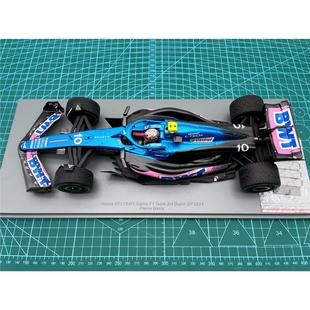 全新 SPARK F1 车模 1/18 2023 A523 加斯利 荷兰 季军