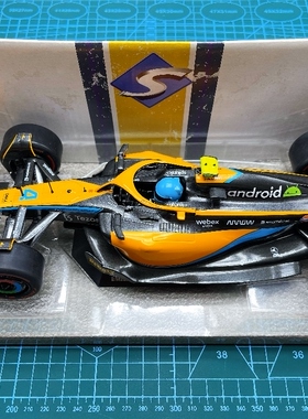 全新 Solido F1 车模 1/18 2022 MCL36 诺里斯 艾米利亚罗马涅