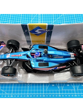 一物一拍 Solido F1 车模 1/18 2022 A522 阿隆索 摩纳哥