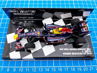 一物一拍 迷你切 F1 车模 1/43 2010 RB6 维特尔 巴西