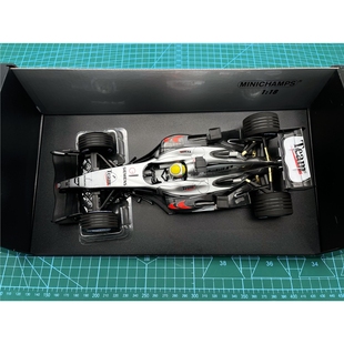 汉密尔顿 测试 车模 2004 MP4 银石 全新 迷你切