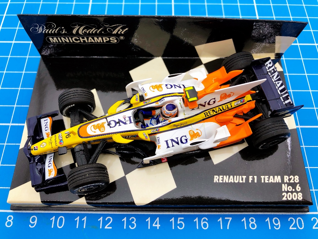 一物一拍迷你切 F1车模 1/43 2008 R28皮奎特-封面