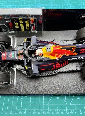 全新 迷你切 F1车模 1/18 2021 RB16B 维斯塔潘 阿布扎比 第1名