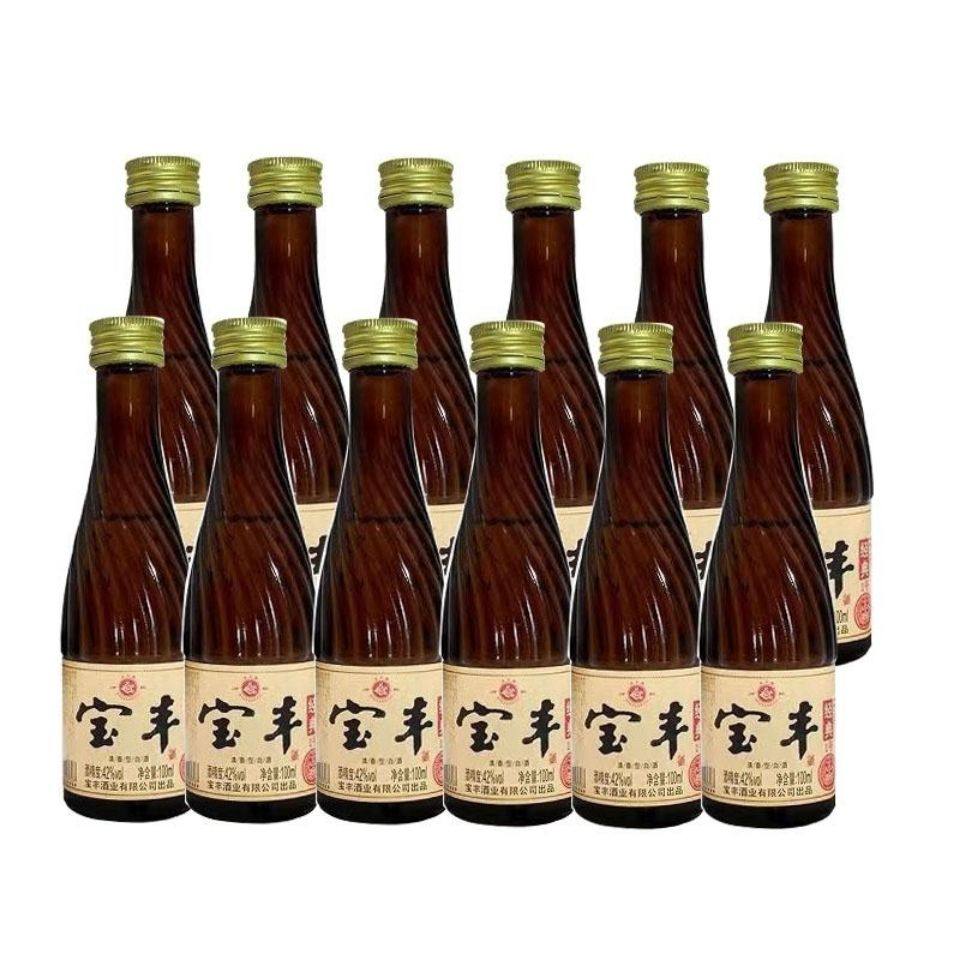 2018年宝丰经典一号42度小瓶100ml/瓶装清香型白酒国标优级迷你版
