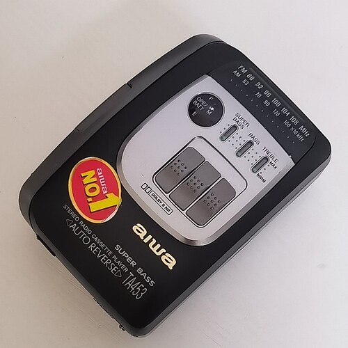 爱华TA453杜比三均衡磁带随身听