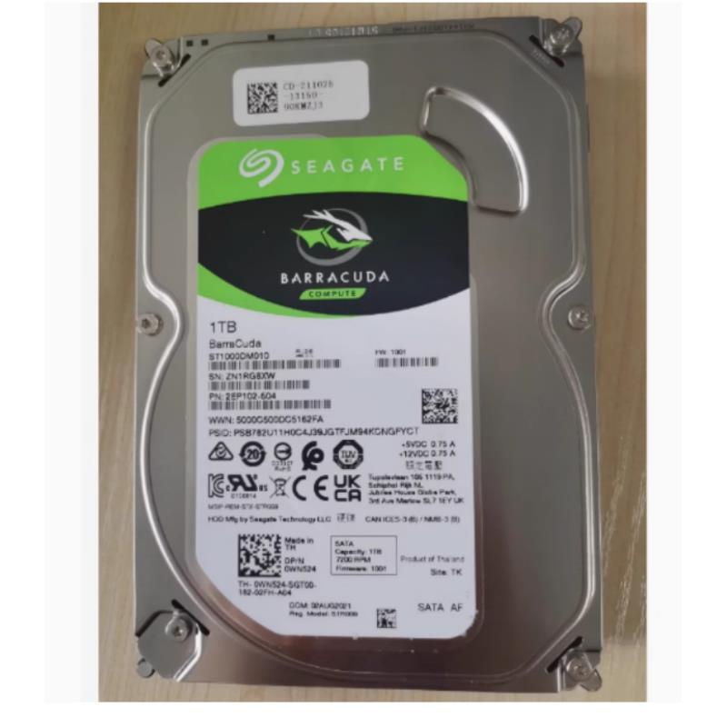 500g机械硬盘 1T 3.5寸串口 监控电脑 硬盘 SATA WD/西数 2T