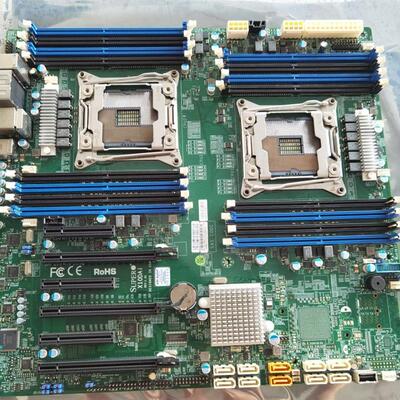 x10dai工作站双路主板c602/x99集成声卡支持多显卡x10dal-i