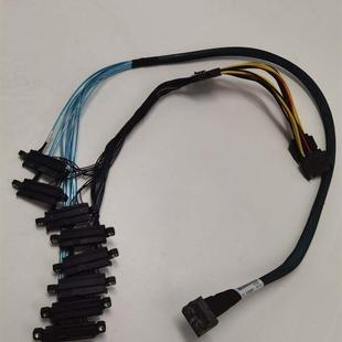 全新原装 SAS 8643转8口 8482接口带供电 支持SATA/SAS硬盘 70CM