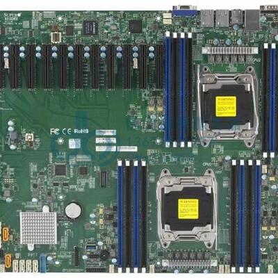 x10drx服务器主板 e5-2600v3v4处理器 ddr4内存 11个pcie