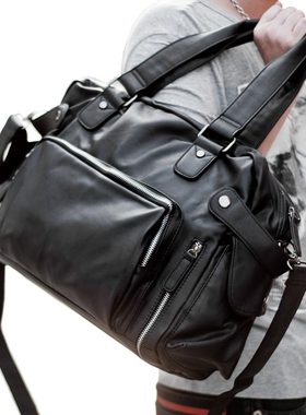 左森男包单肩包男士斜挎包时尚休闲韩版皮包手提包旅行包大容量潮
