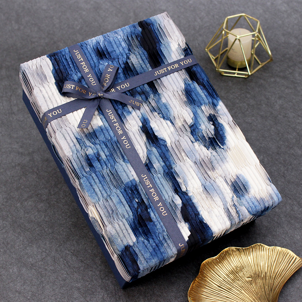 送男生礼物盒布艺高级感礼盒空盒