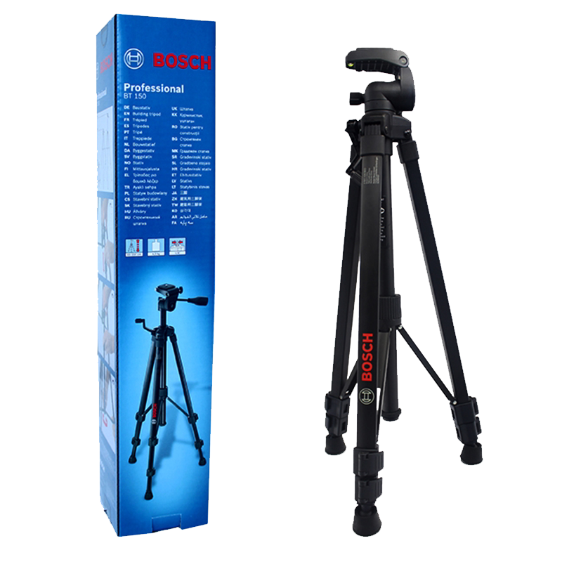 正品博世 BS/BT150 激光测距仪/数码相机三脚架/激光水平仪三角架