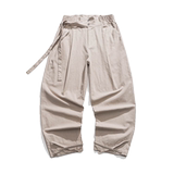 夏季新款纯色麻料户外休闲汉服新中式店主风休闲裤K151F70，男装民族服装，电商B375