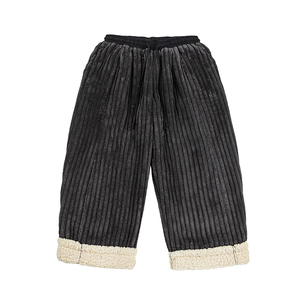 新中式宽松加绒加厚毛绒保暖风汉服搭配休闲裤 K214 P95图片
