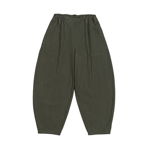 25秋纯色棉麻哈伦裤宽松汉服唐装搭配风休闲裤 K178 P75图片