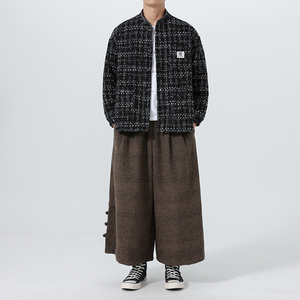 2025加大码宽松风日系宽松冬季布衣长袖夹克 JK77 P105图片