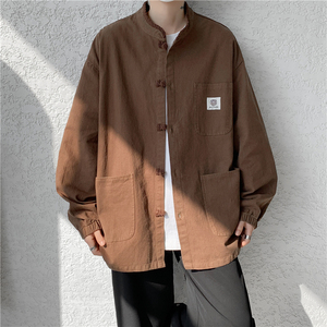 25春夏唐装汉服夹克风港风店主风模特大码外套 JK63 P110图片
